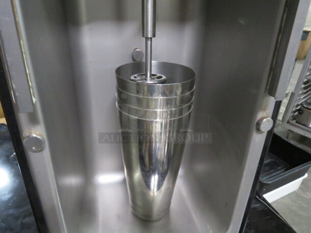 One Hamilton Beach The Big Chill Commercial Drink Mixer With 4 Stainless Steel Cups. 120 Volt. Model# 94900
 - Image 3 of 4