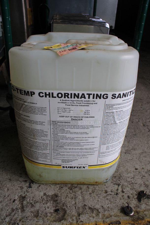 Lo-Temp Chlorinating Santizer Jug. 10x11x15 - Image 3 of 4
