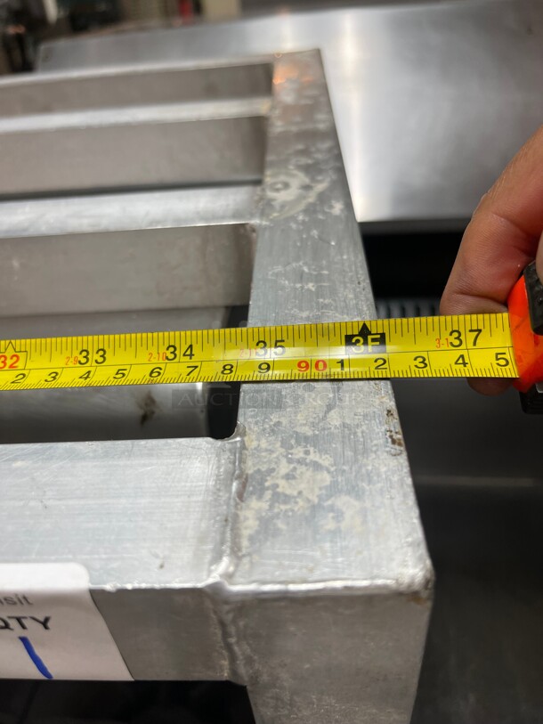 Clean! Commercial Aluminum Dunnage Rack NSF  36x20x8 - Image 5 of 7