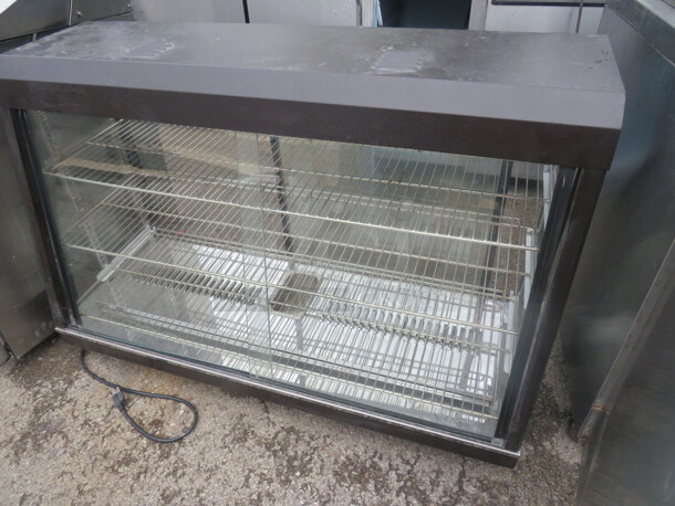 One Avantco Heated Display Case With 3 Shelves. 110 Volt. Model# 177HDC48. 46X18X32 - Image 2 of 2