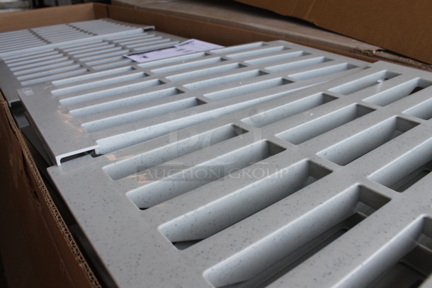 9 BRAND NEW Cambro CPHU214275V4480 Camshelving® Premium High Density Mobile Shelving Unit with 4 Solid Shelves. Stock Picture Used For Gallery Picture. 9 Times Your Bid! - Image 5 of 7