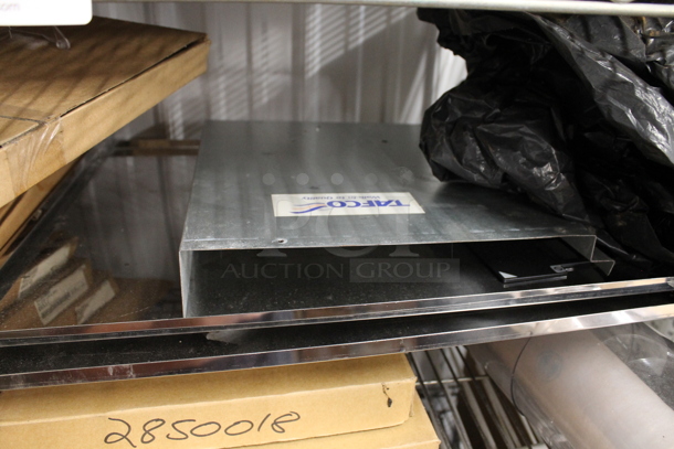 ALL ONE MONEY! Metro Lot of Various BRAND NEW SCRATCH AND DENT! Items Including Winco Hostess Sign, A Frame Sidewalk Sign and Metal Pieces! Shelving Unit Is Not Included. - Image 8 of 12