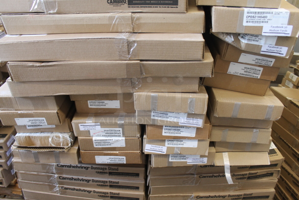 ALL ONE MONEY! PALLET LOT of NEW Cambro CPDS21H6480 Camshelving® Premium Dunnage Stand 21" & Cambro EDS24H6580 Camshelving® Elements Dunnage Stand - 24" x 6 1/2" and MORE! - Image 6 of 8