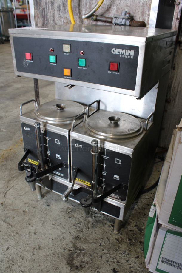 Curtis Model GEM-12-10 Stainless Steel Commercial Countertop Coffee Machine w/ 2 Satellite Servers. 220 Volts, 1 Phase. 18x23x30 - Image 3 of 5