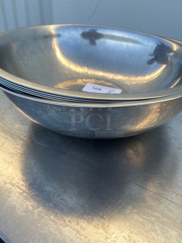 Clean! Choice 5 Qt. Standard Stainless Steel Mixing Bowl NSF