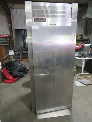 One Traulsen Roll In Proofer. 120 Volt. WORKING WHEN REMOVED.  Model# RPP132L-FHB. 35.5X32X83.5