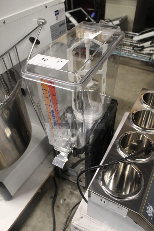 LIKE NEW! Carnival King JETCOF 120M Stainless Steel Commercial Countertop Single 5 Gallon Bowl Refrigerated Beverage Dispenser. 120 Volts, 1 Phase. Unit Has Only Been Used a Few Times! Tested and Working!  - Image 2 of 6
