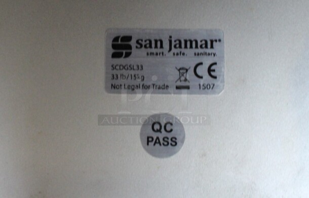 San Jamar Escali Model SCDGSL33 Countertop Food Portioning Scale. 12x1x10. Tested and Working! - Image 3 of 4