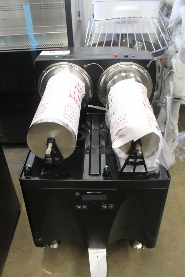 BRAND NEW SCRATCH AND DENT! 2022 Bunn ULTRA NX Stainless Steel Commercial Countertop 2 Hopper Slushie Machine. 120 Volts, 1 Phase. Tested and Working! - Image 1 of 6