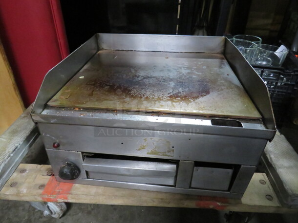 One 18 Inch Electric Flat Top Griddle. 110 Volt.
