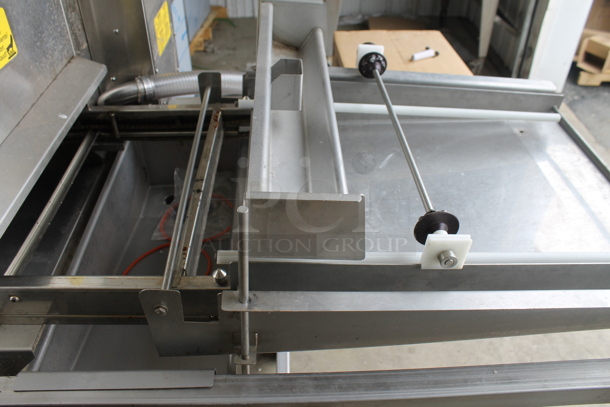 Belshaw Adamatic TG50 Stainless Steel Commercial Floor Style Thermoglaze Icing Machine on Commercial Casters. 208 Volts, 1 Phase.
 - Image 3 of 9