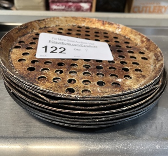 Perforated Pizza Pans, 8"