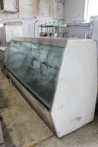 Metal Commercial Floor Style Deli Display Case Merchandiser. Does Not Come w/ Remote Compressor