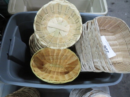 One Mega Lot Of Assorted Chip Baskets.