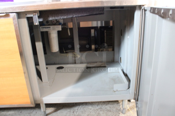Duke Model SUBBD-60-LM Stainless Steel Commercial Soda Station w/ 2 Wood Pattern Doors and Drip Tray. 60x38x37.5 - Image 3 of 6