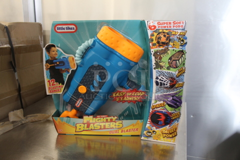 PALLET LOT of 34 BRAND NEW IN BOX! Sets of 2 Mighty Blasters Water Guns. 34 Times Your Bid!