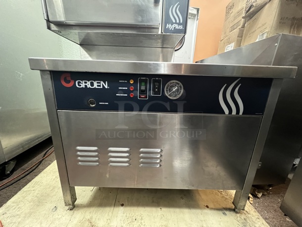 Groen Hyplus Commercial  Natural Gas Pressureless Steamer NSF. Tested and Working! - Image 2 of 5