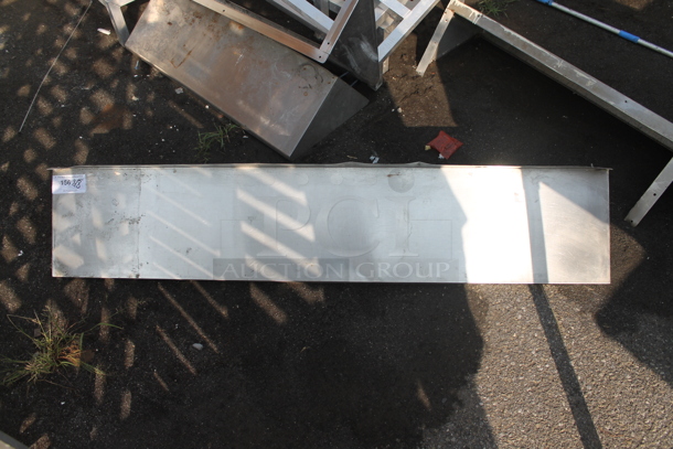 Stainless Steel Wall Mount Shelf. - Image 1 of 2