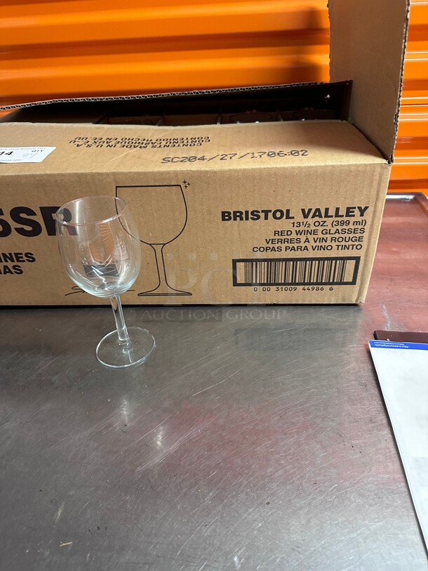 New! Libbey 8515SR Bristol Valley 13.5 oz. Heavy Duty Customizable Round Red Wine Glass NSF  - Image 5 of 6