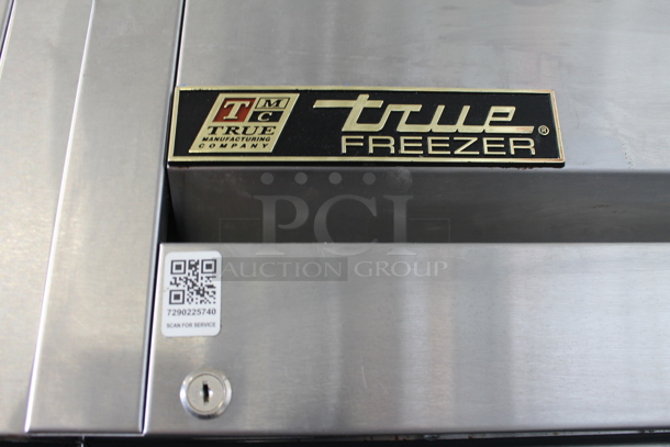 2013 True T-23F ENERGY STAR Stainless Steel Commercial Single Door Reach In Freezer w/ Poly Coated Racks on Commercial Casters. 115 Volts, 1 Phase. Tested and Powers On But Does Not Get Cold - Image 3 of 7