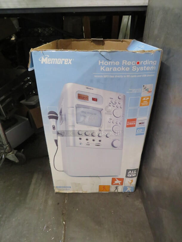 One Memorex Home Recording Karaoke System.  - Image 1 of 1