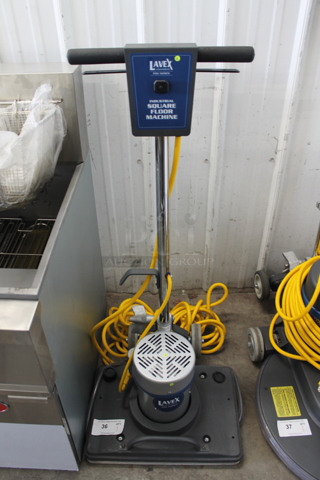 BRAND NEW SCRATCH AND DENT! Lavex SP-15 Metal Commercial Janitorial Pro Series Corded Oscillating Rectangular Floor Machine. 120 Volts, 1 Phase. Tested and Working!