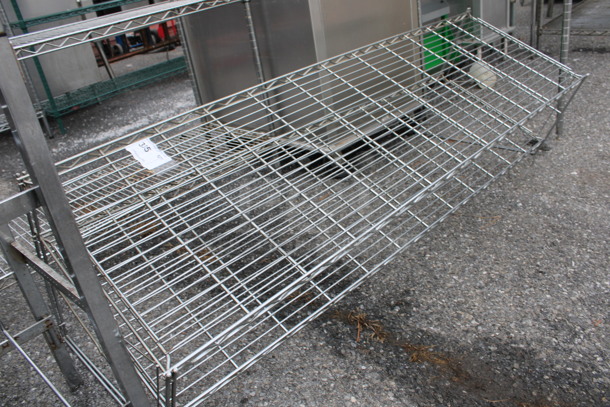 Chrome Finish 2 Tier Shelf. 59x18x21 - Image 2 of 2