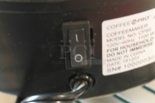 Coffee Pro CP50 Metal Countertop Hot Beverage Dispenser. 120 Volts, 1 Phase. - Image 5 of 6
