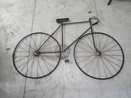 One Metal Bicycle Wall ART. 59X38