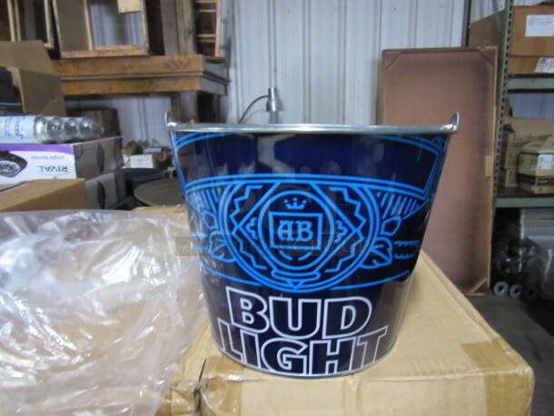 NEW Bud Light Beer Bucket. 5XBID