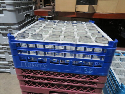 One Blue 36 Hole Dishwasher Rack.