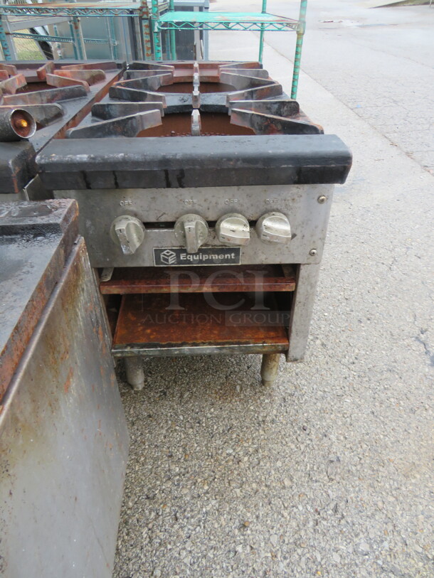 One Natural Gas 2 Burner Range. 18X43X24 - Image 1 of 1