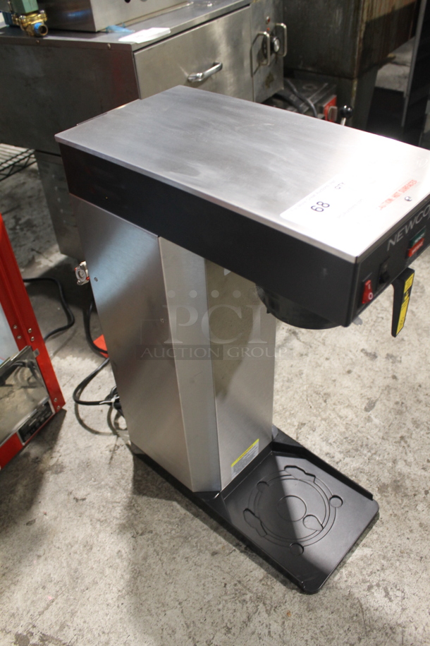 BRAND NEW SCRATCH AND DENT! 2017 Newco ACE-D Stainless Steel Commercial Countertop Coffee Machine w/ Hot Water Dispenser and Poly Brew Basket. 120 Volts, 1 Phase.  - Image 3 of 9