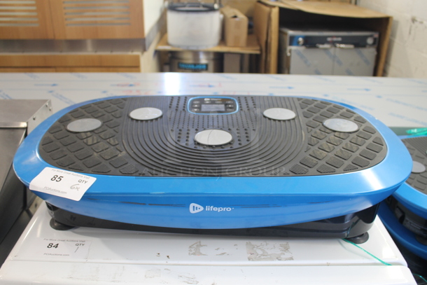 6 Lifepro LP-RMXPLS-BLU Metal Countertop 4D Vibration Plates. 110 Volts, 1 Phase. 6 Times Your Bid!