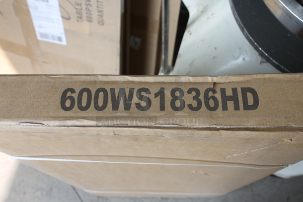 BRAND NEW IN BOX! Regency 600WS1836HD Stainless Steel Wall Mount Shelf. - Image 5 of 5