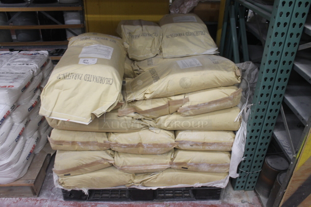 ALL ONE MONEY! PALLET LOT of CP-70 Chlorinated Paraffin Bags. BUYER MUST REMOVE. - Image 1 of 4