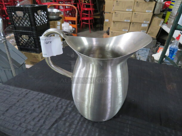 One Stainless Steel Vollrath Beverage pitcher. #82036