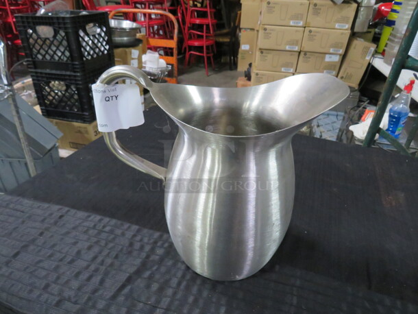 One Stainless Steel Vollrath Beverage pitcher. #82036 - Image 1 of 1