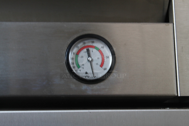 True T-49 Stainless Steel Commercial 2 Door Reach In Cooler w/ Poly Coated Racks on Commercial Casters. 115 Volts, 1 Phase. Tested and Working! - Image 3 of 6