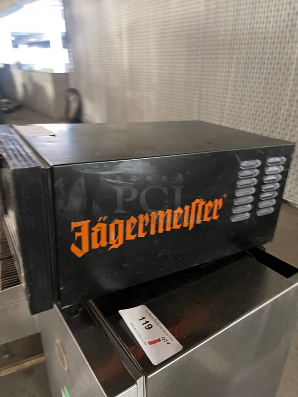 Jägermeister Shot Glass Freezer 22 Shoots 1oz Glasses Used No Box Chiller NSF Tested and Working! - Image 3 of 8