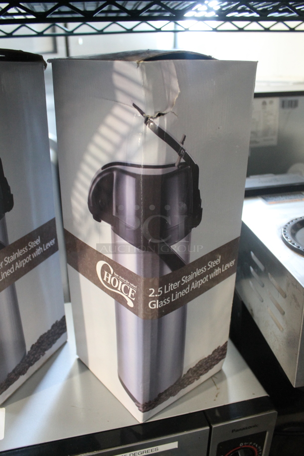 2 BRAND NEW IN BOX! Choice Stainless Steel Airpots. 2 Times Your Bid! - Image 3 of 6