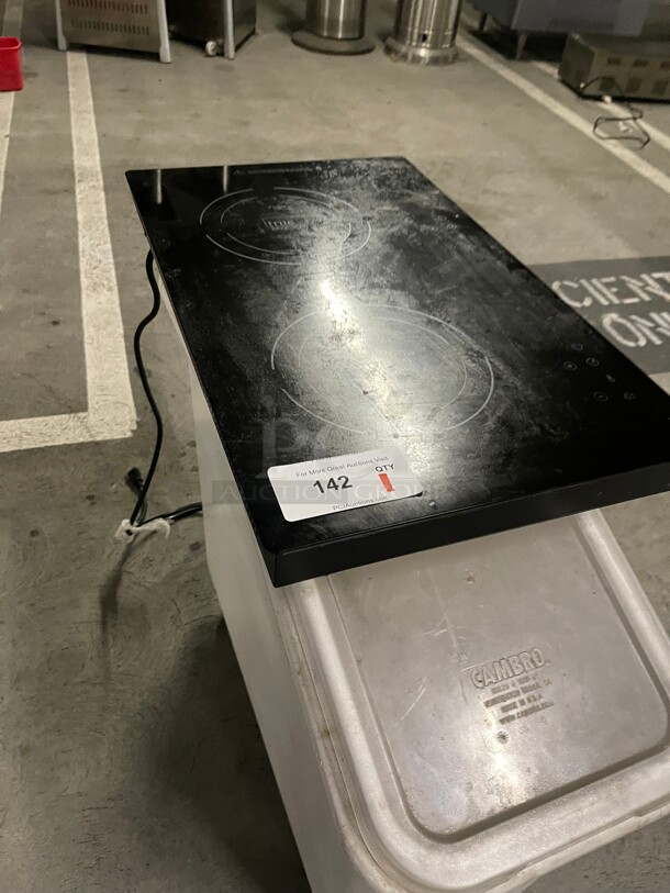 Nice! True Induction  True Induction 24-in 2 Elements Coil Black Electric Cooktop NSF 115 Volt Tested and Working! - Image 1 of 9