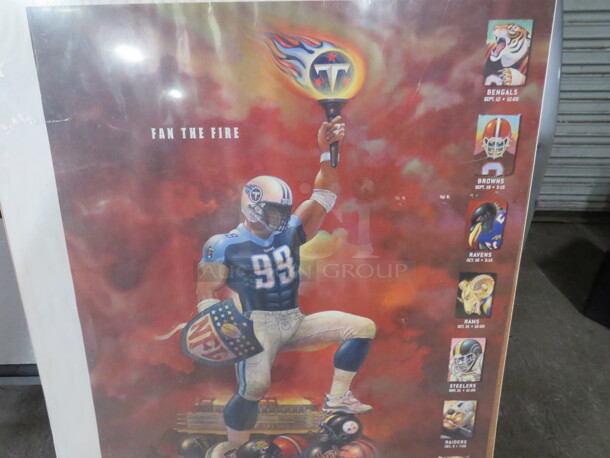 One Tennessee Titans Poster. - Image 2 of 2