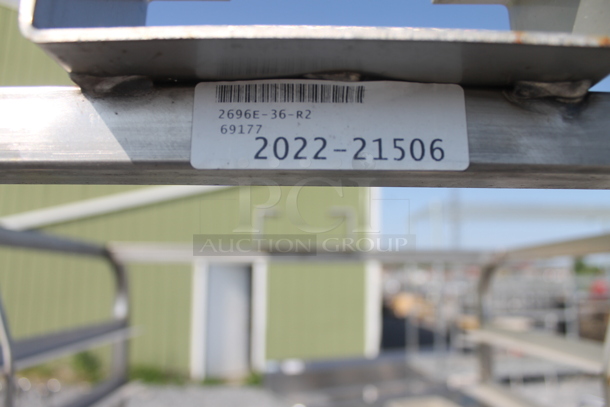 BRAND NEW! Metal Commercial Pan Transport Rack w/ Top Guide Rail for Rack Oven on Commercial Casters.  - Image 5 of 5