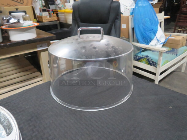 One 12X7 Poly Cake Lid. - Image 1 of 1