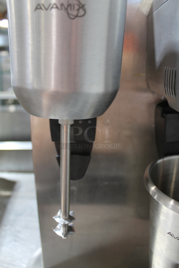 AvaMix DM-B-30C Stainless Steel Commercial Countertop 3 Head Drink Mixer. 120 Volts, 1 Phase. Tested and Working! - Image 3 of 5
