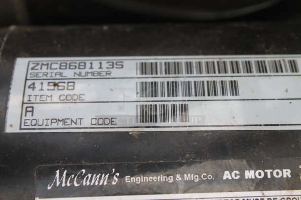 McCann's Carbonator. 115 Volts, 1 Phase. - Image 3 of 6