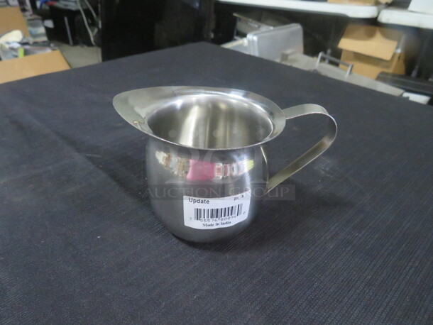NEW Update Stainless Steel Bell Creamer. #BC-8. 3XBID - Image 1 of 1