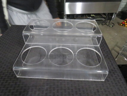 2 Tier Poly Holder. 12X10X4