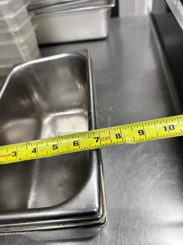 Clean! Vollrath 30842 Third Size Steam Pan - Stainless Steel NSF  - Image 5 of 5